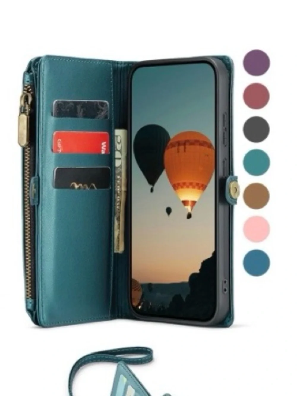 Samsung Galaxy S26 Wallet Case Pu Leather - TEAL